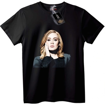 NOONEBRAND Тениска Снимка на Adele - S, Black