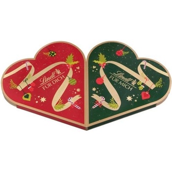 Lindt adventní kalendář ve tvaru srdce pro zamilované 505g