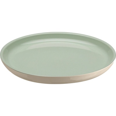 Emile henry (Франция) Керамична чиния emile henry dinner plate основна - цвят мента с екрю (eh 8925-v7)