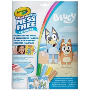 Crayola Color Wonder: Албум за оцветяване Bluey без цапане (75-4610)