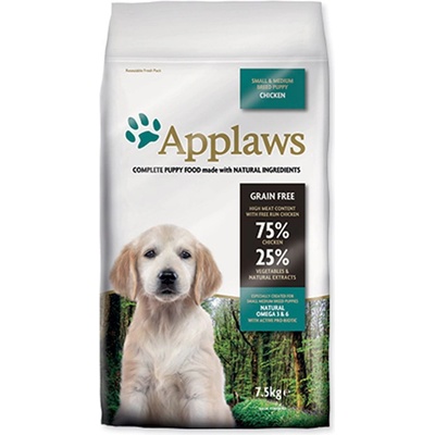 Applaws Куче Папи Малки и Средни Породи Пиле 7, 5 кг