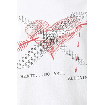 AllSaints Памучна тениска AllSaints HEARTACHE (W081JE)