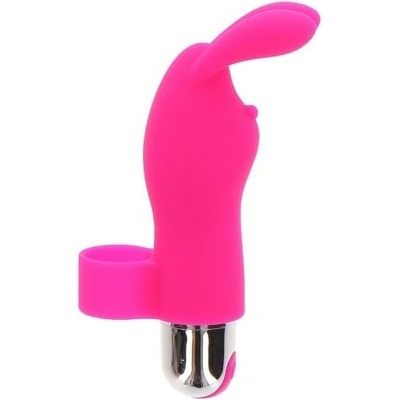 ToyJoy Finger Vibes Bunny Pleaser Rechargeable silikónový vibrátor na prst 10,5 x 3 cm