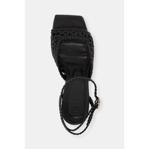 Souliers Martinez сандали с дебел ток от кожа LEA (LEA.BLACK)
