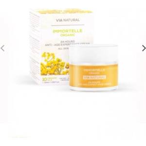 Biofresh Cosmetics Biofrech Via natural Органик 24 часа крем експерт против бръчки Безсмъртниче VIA NATURAL 50 ml