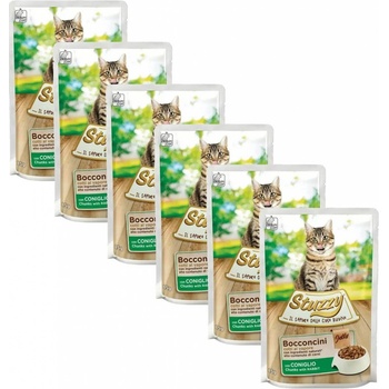 Stuzzy Cat Chunks králičie kúsky jelly 6 x 85 g