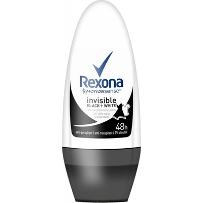Rexona Invisible Black & White roll-on 50 ml