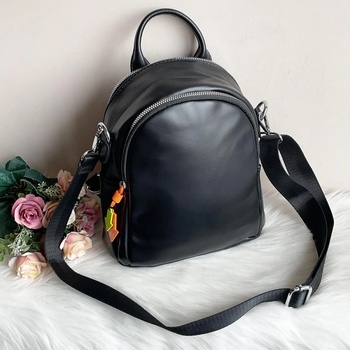 Image 1 of Черна Дамска Чанта Раница - Модел 8812