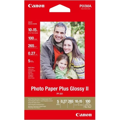 Canon Plus Glossy PP-201, 265 g-m2, 10 х 15 cm, 100 листа (PP-201)