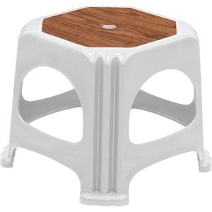 TopMebel Табуретка Desia TopMebel от полипропилен в бял цвят 35x35x32cm