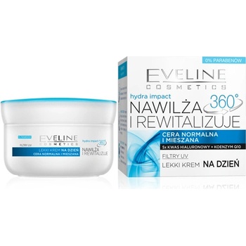 Eveline Cosmetics Hydra Impact 360° Energizující denní lehký hydratační krém 50 ml
