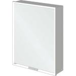 Villeroy & Boch My View+ - Огледален шкаф с осветление LED 60x75x17 см, 1 врата, десни панти, сив A4816R00 (A4816R00)