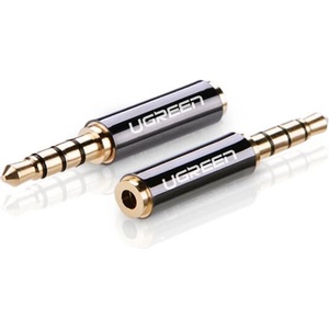 UGREEN 3.5mm към 2.5mm аудио адаптер - Ugreen Female 2.5mm to Male 3.5mm Audio Adapter (тъмносив) (20502)