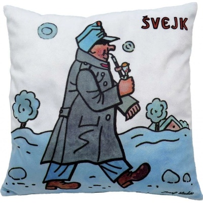 Moravská ústředna Vankúš Švejk v zime 25x25