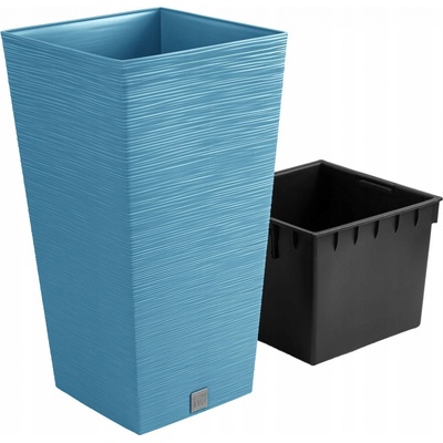 Květináč Prosperplast 39,5 x 39,5 x 75,5 cm plast modrý
