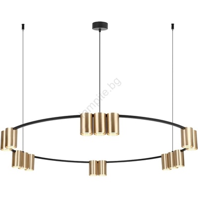 MILAGRO Пендел GENESIS 15xGU10/8W/230V златист (MI2382)