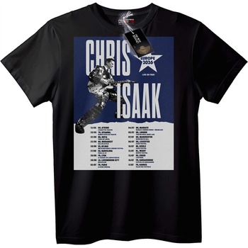 NOONEBRAND Тениска Chris Isaak Европейско Турне 2026 - S, White