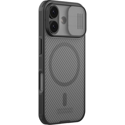 Nillkin iPhone 17 NILLKIN CAMSHIELD PRO MAGNETIC пластмасов протектор за телефон, устойчив на удари, с райета, TRANSFER/BLACK GP-175225 (GP-175225)