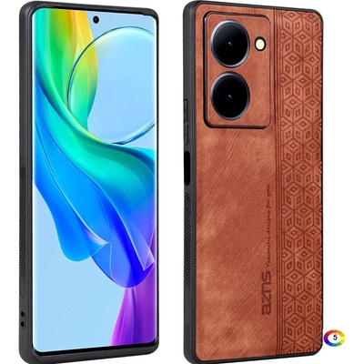 vivo Y78 5G AZNS Удароустойчив Кожен Калъф и Протектор