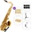 Latone LTS 600 Classic Gold SET Тенор саксофон (LTS600CG-SET)