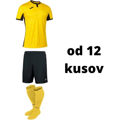 Joma Toletum II pre mužstvo od 12 kusov žltá čierna počet ks v sadě 12 hráčskych setov