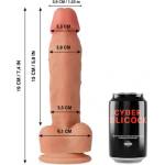 Cyber Silicock - oliver ultra реалистичен soft liquid силиконов 19 см -o- 3.9 см