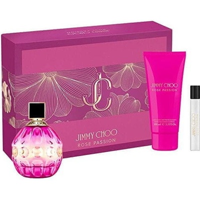 Jimmy Choo Rose Passion EDP 100 ml + EDP 7,5 ml + telové mlieko 100 ml