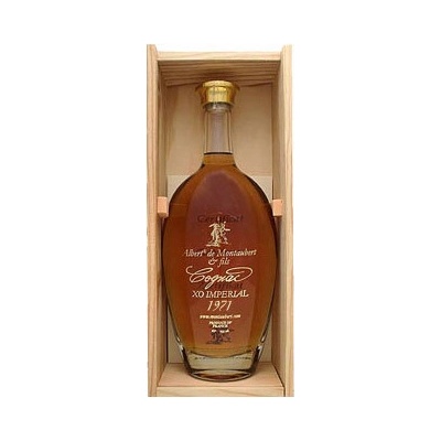 ALBERT DE MONTAUBERT COGNAC 1971 40% 0,7 l (Dřevěný obal)