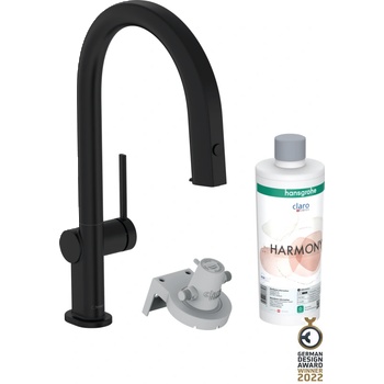 Hansgrohe Смесител за кухня Hansgrohe Aqittura M91-H210, matt black, pull-out (M91-H210 pull-out matt black)