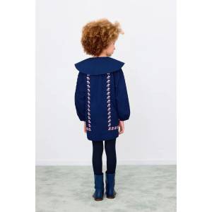 Tinycottons Детска памучна рокля MINI CHERRIES DRESS (AW25.405)