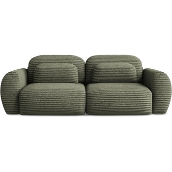 makamii Зелен разтегателен диван с място за съхранение от рипсено кадифе 266 cm Kini - Makamii (KINI_3SF_42_P1_C4)