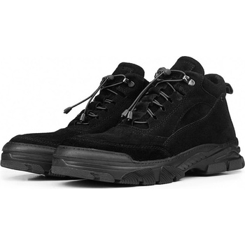 Ducavelli Мъжки боти от велур - Черни #316924 (316924_Черно)