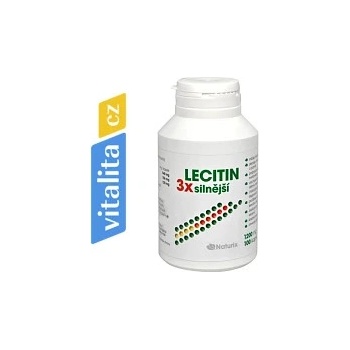 Naturix LLC. Lecitin 1200 mg 3 x silnější 100 kapslí