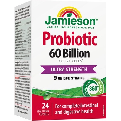 Jamieson Probiotic 60 miliard ULTRA STRENGTH 24 kapslí