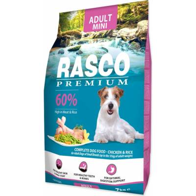 Rasco Premium adult malá kuřecí rýže 7 kg