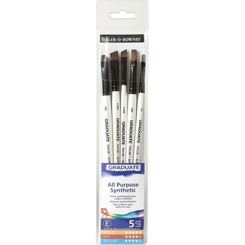 Daler-Rowney Graduate Multi-Technique Brush Synthetic Комплект четки 5 бр (212550008)