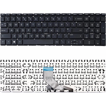 Klávesnice HP 250 255 G7 G8 G9 15-DB 17-CA - Černá