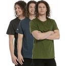 Meatfly Basic 3 pack charcoal heather olive navy heather