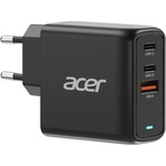 Acer Адаптер Acer Power Adapter 67W, PD GaN Charger, 2x USB-C + 1x USB-A, EU Plug, 100W USB-C кабел - ZL. ADTCC. 00J (ZL.ADTCC.00J)