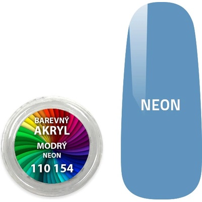 Expa nails akryl pudr neonový modrý 4 ml