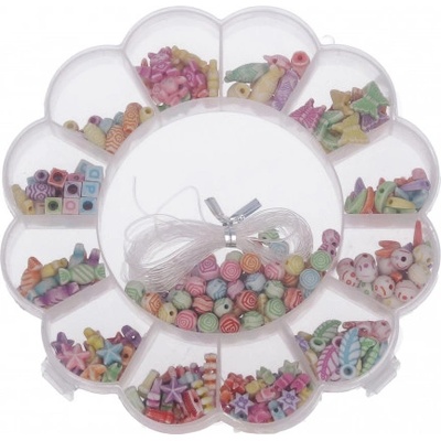 Korálky set 80g - Květina