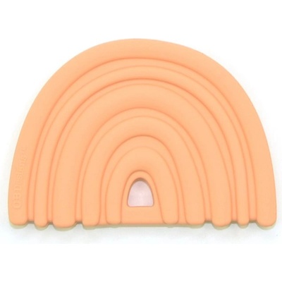 O. B Designs Rainbow Teether гризалка Peach 3m+