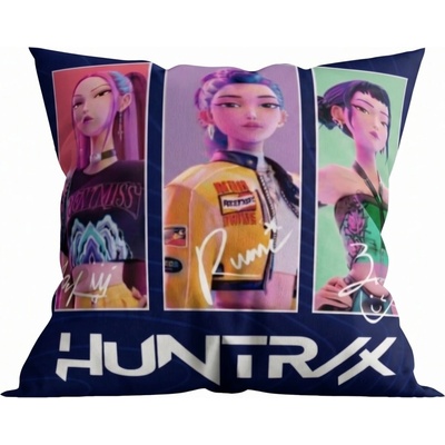 Halantex Vankúš KPop Demon Hunters HUNTR/X Rumi Mira a Zoey 40x40