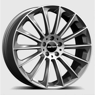 GMP STELLAR 7.5X18 5X112 ET45 graphite polished