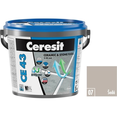 Ceresit Flexibilní spárovací hmota CE 43 Grand Elit Bílá, 5 kg – Zboží Mobilmania