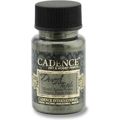 Cadence Dora Textile metalická barva na textil antracit 50 ml