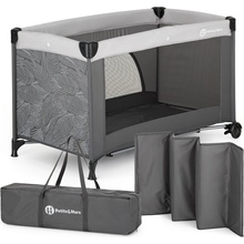 Petite&Mars Postieľka cestovná Nyja Urban Jungle Charcoal