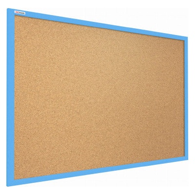 Allboards TK96B Korková nástěnka v barevném dřevěném rámu 90 x 60 cm