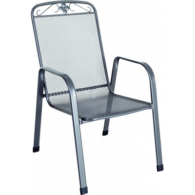 MWH Savoy - stohovatelná židle z tahokovu tmavě šedá 75 x 57 x 93 cm