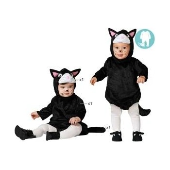 BigBuy Carnival Маскировъчен костюм за бебета Котка Размер 12-24 месеца